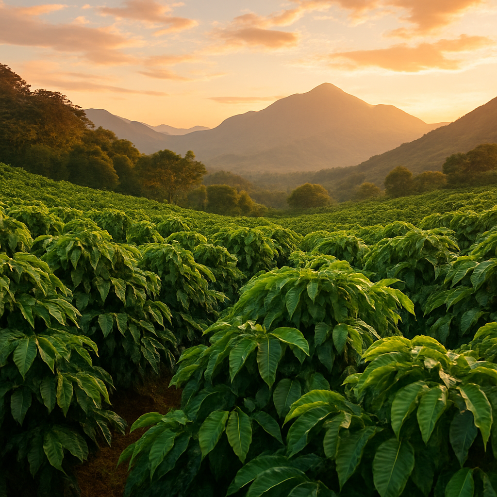 Premium roasted coffee beans